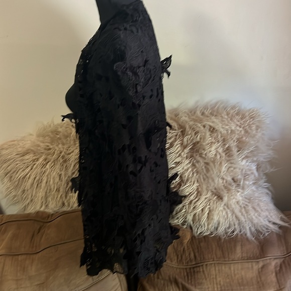 Love Chelsey Floral Knit blazer no buttons size M - Picture 2 of 8